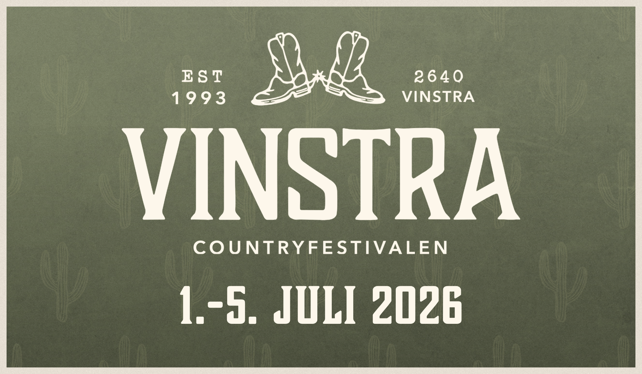 Dagsbilletter LØRDAG / Countryfestivalen Vinstra – 2026-07-04