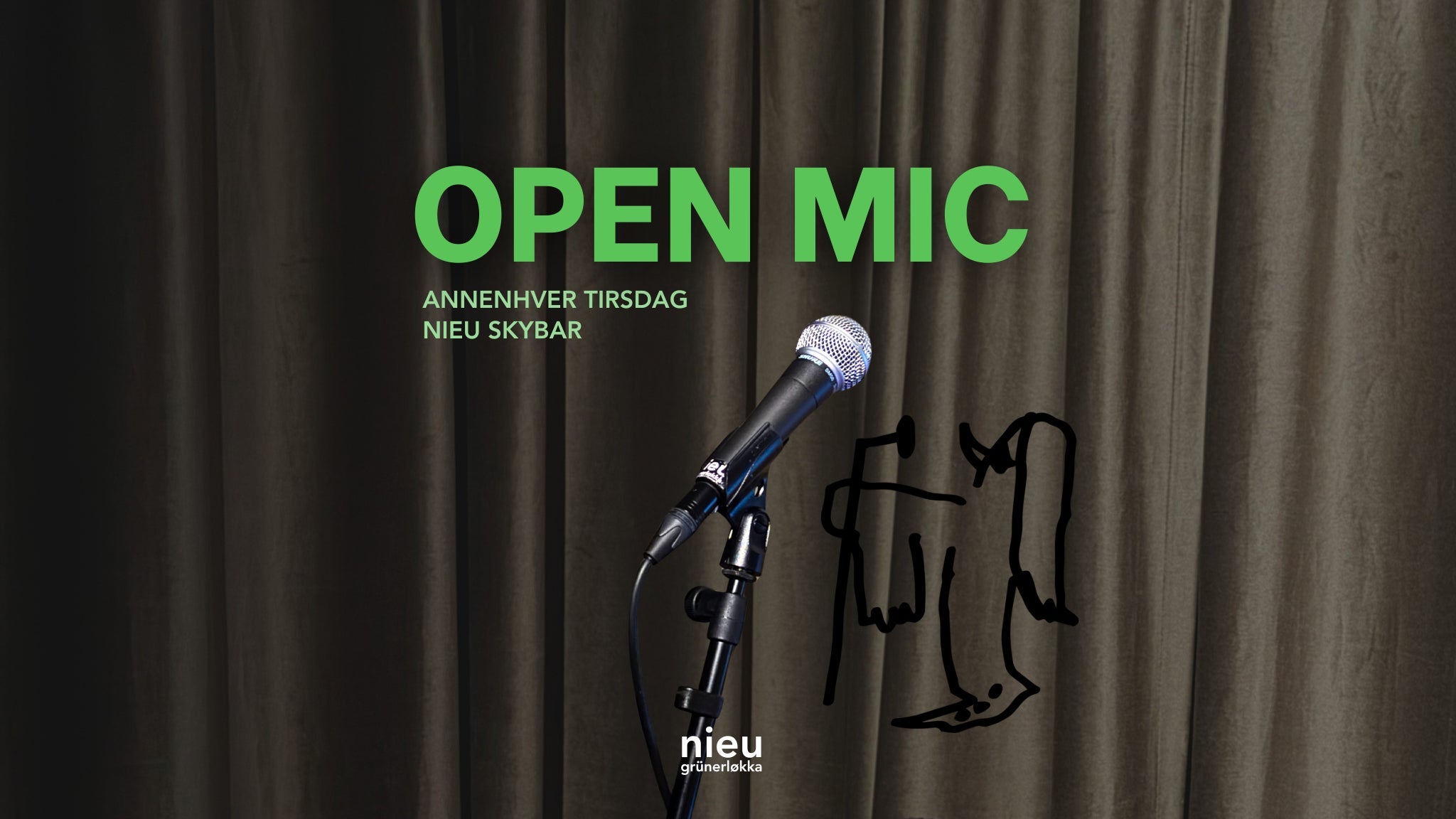 Open mic i nieu skybar