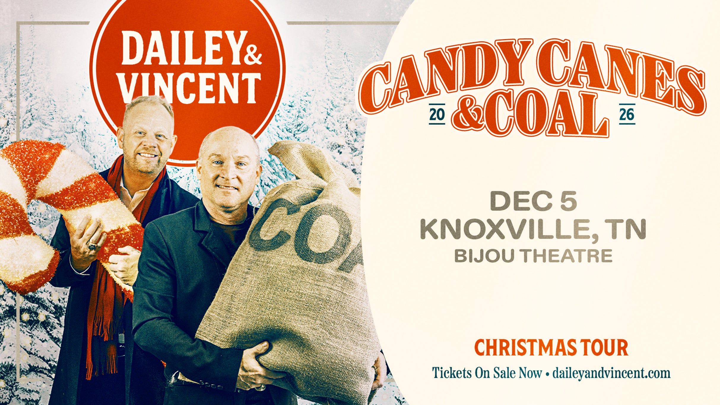 Dailey & Vincent: Candy Canes & Coal Christmas Tour concert image