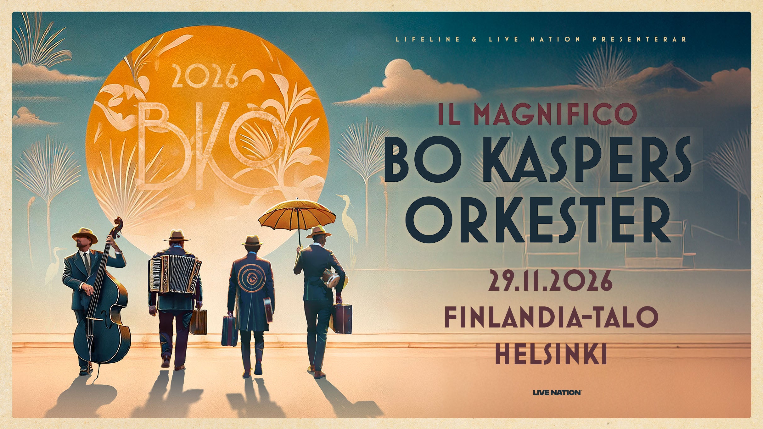 Bo Kaspers Orkester concerts and tour dates | GlobalGigMap