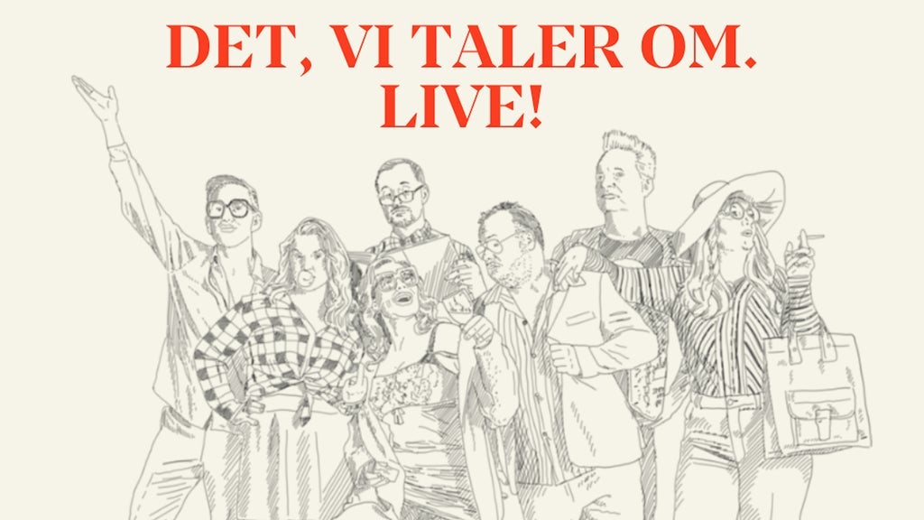 Det vi taler om. Live
