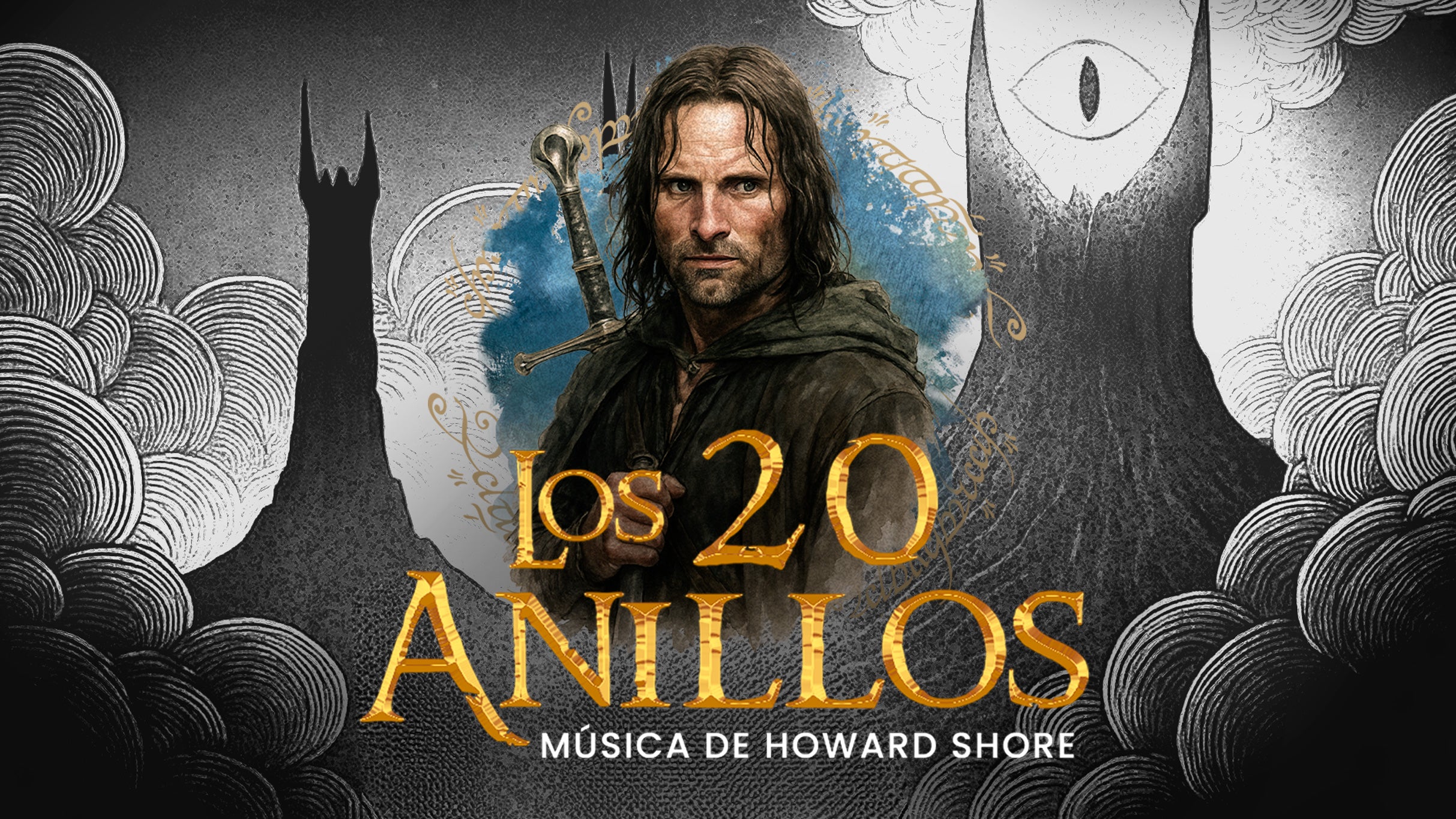 "Los 20 anillos" música de Howard Shore
