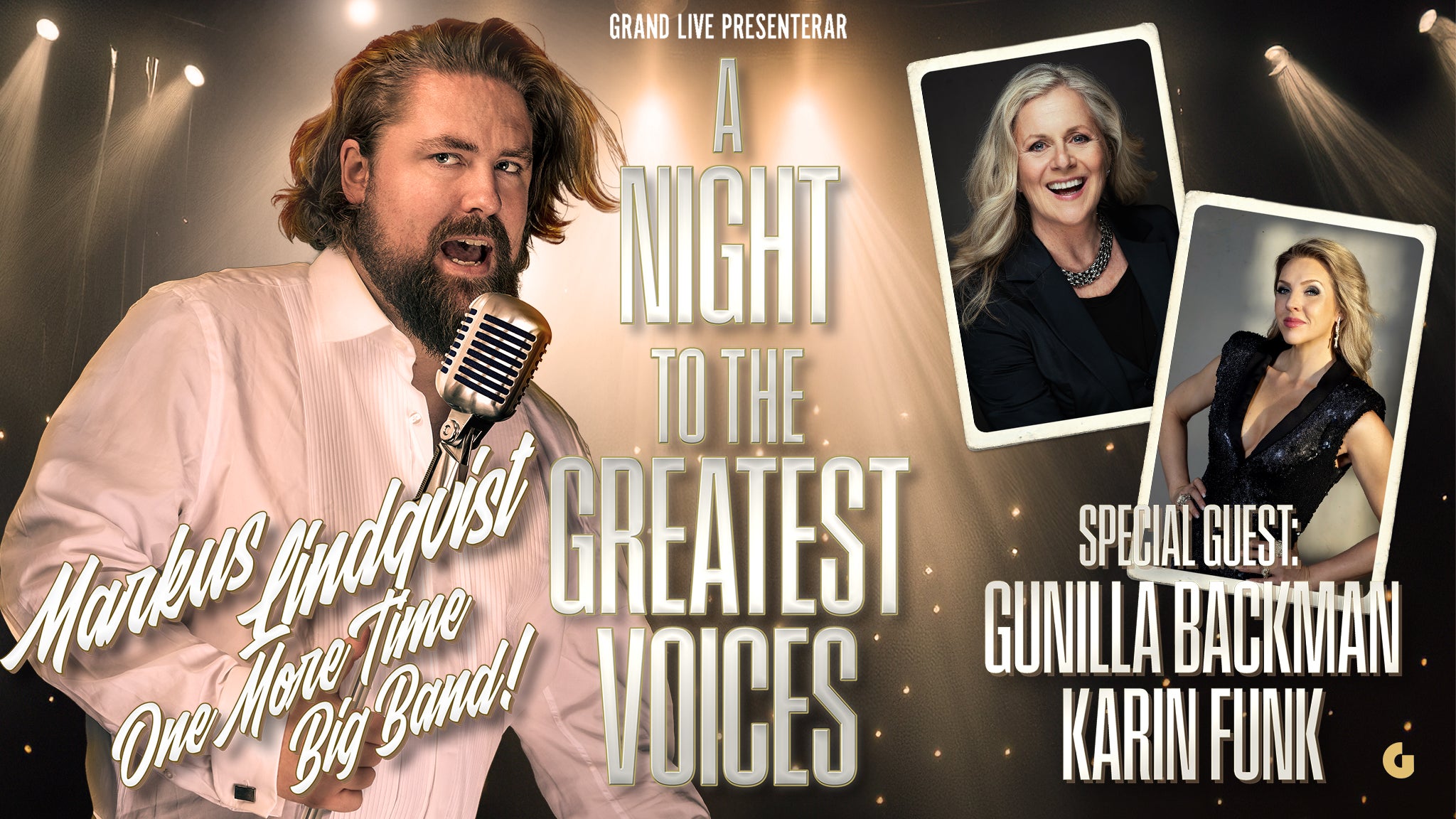 A night to the greatest voices - Markus Lindqvist & One More Time Big