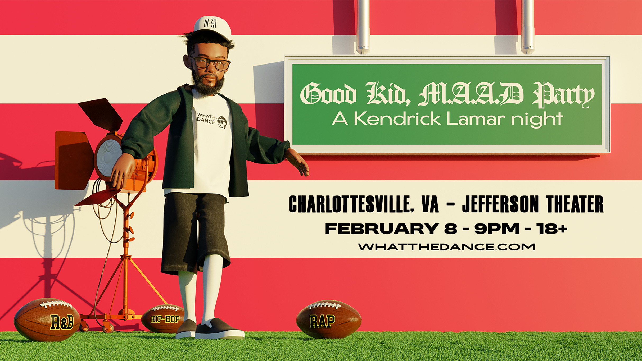 GOOD KID, M.A.A.D PARTY – KENDRICK NIGHT at Jefferson Theater – Charlottesville, VA