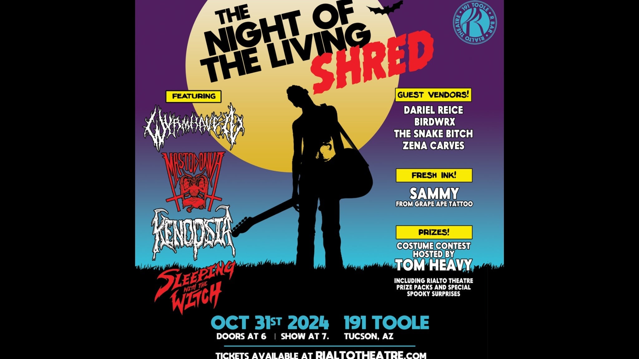 Night of the Living Shred @ 191 Toole at 191 Toole – Tucson, AZ