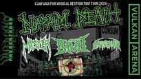 Vaterland Presenterer: Napalm Death, Master, Brat & Goat Burner