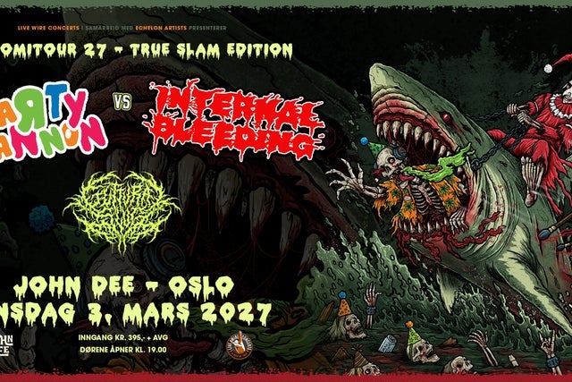 Party Cannon + Internal Bleeding: EU Vomitour 2027