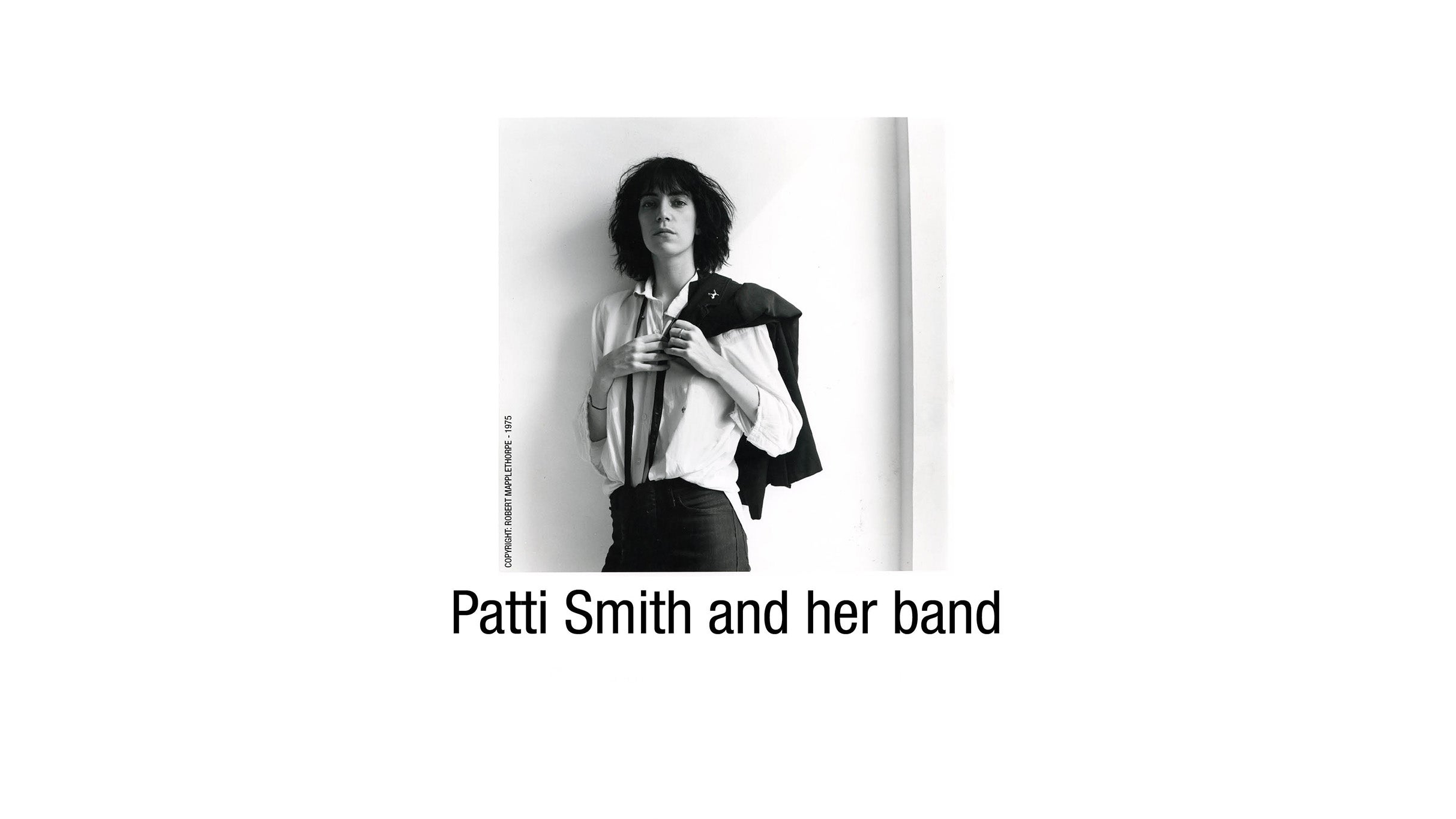 Patti Smith and her band 