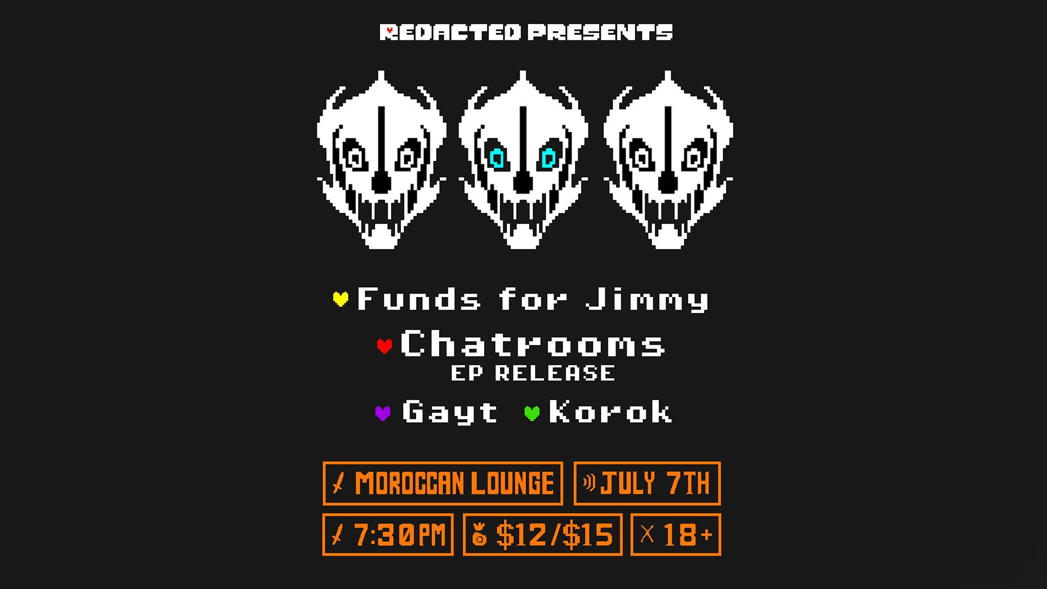 redacted presents: Funds for Jimmy