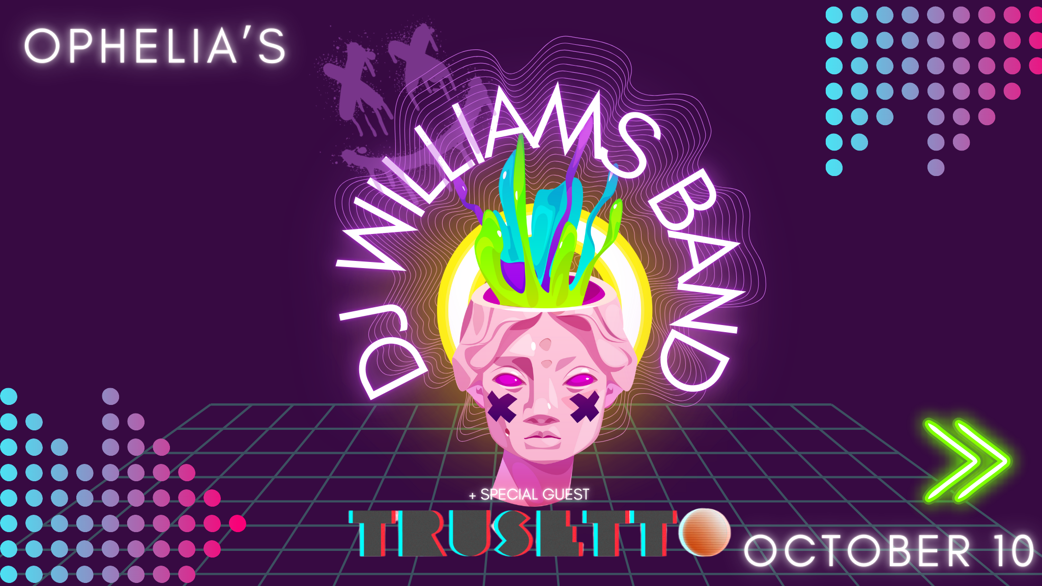 DJ Williams Band with Trusetto at Ophelia’s Electric Soapbox – Denver, CO
