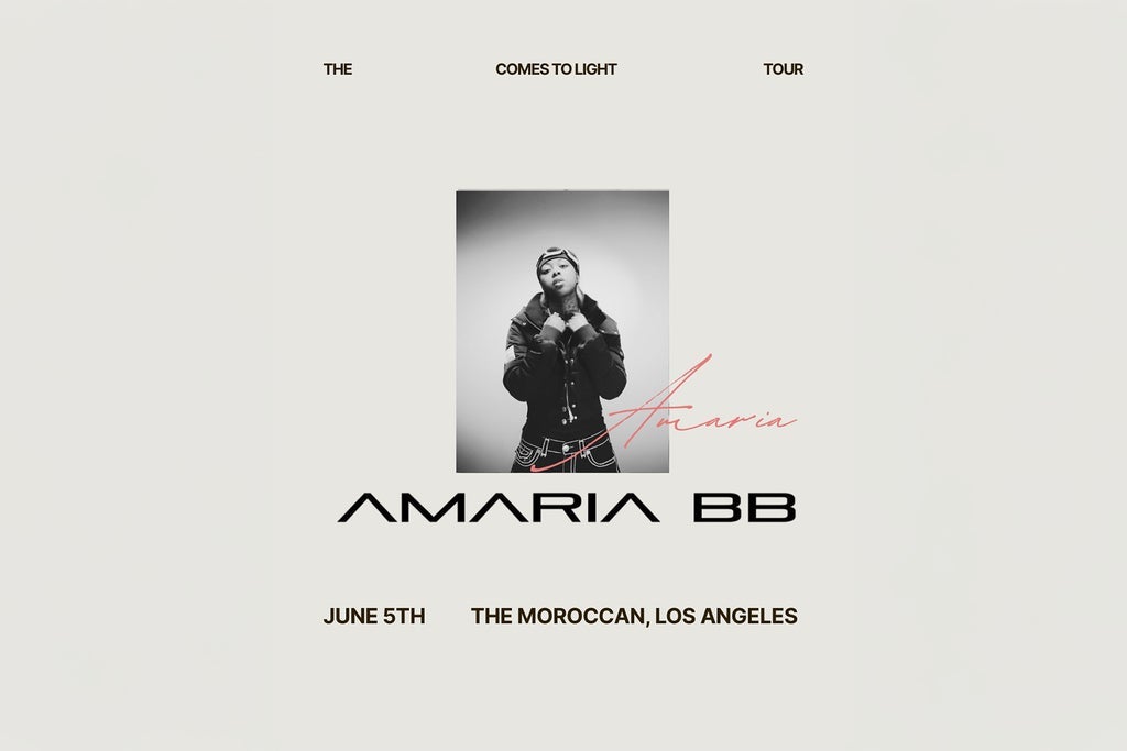 Amaria BB: The Comes to Light Tour