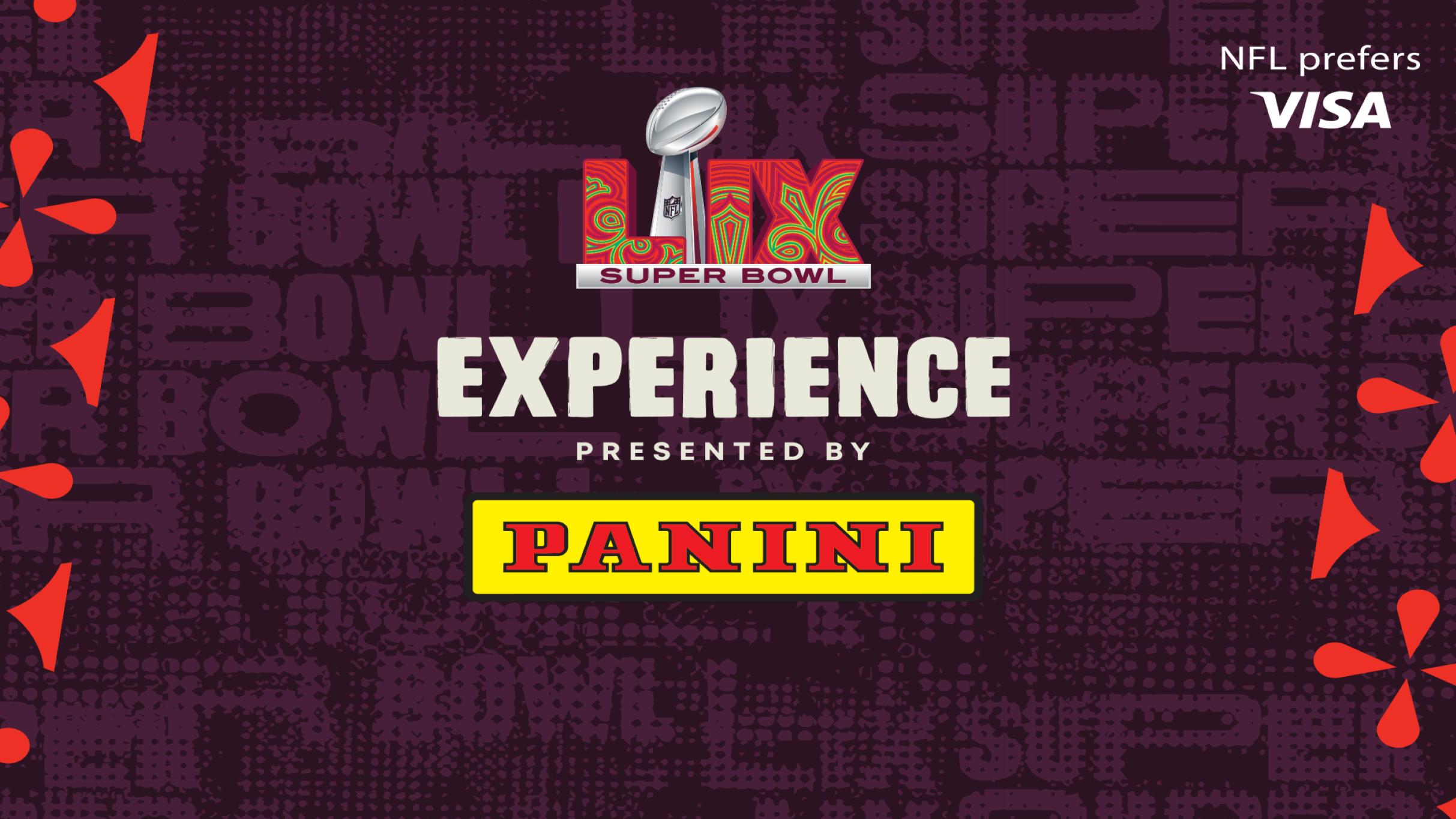 Super Bowl Experience Presented by Panini hero