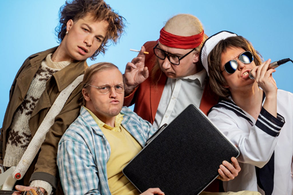 Suomirock-musikaali, Eput, Juice, Hassisen kone ihan tuuliajolla show poster