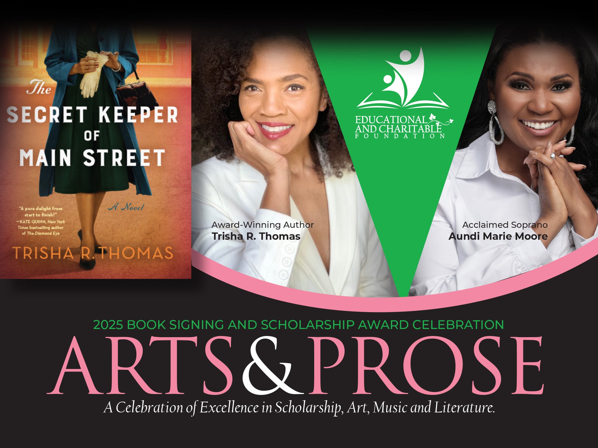 The Educational And Charitable Foundation Presents Art & Prose at Capital One Hall – Tysons, VA