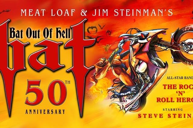 BAT! The Bat Out Of Hell 50th Anniversary Concert show poster