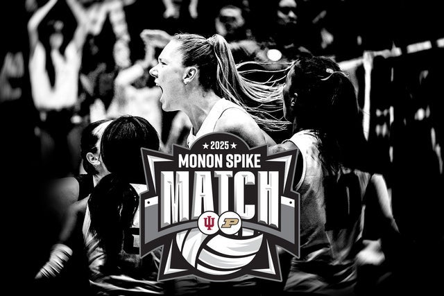 Monon Spike Match: Indiana vs Purdue Women's Volleyball in Indianapolis promotional photo for Internet presale tickets offer