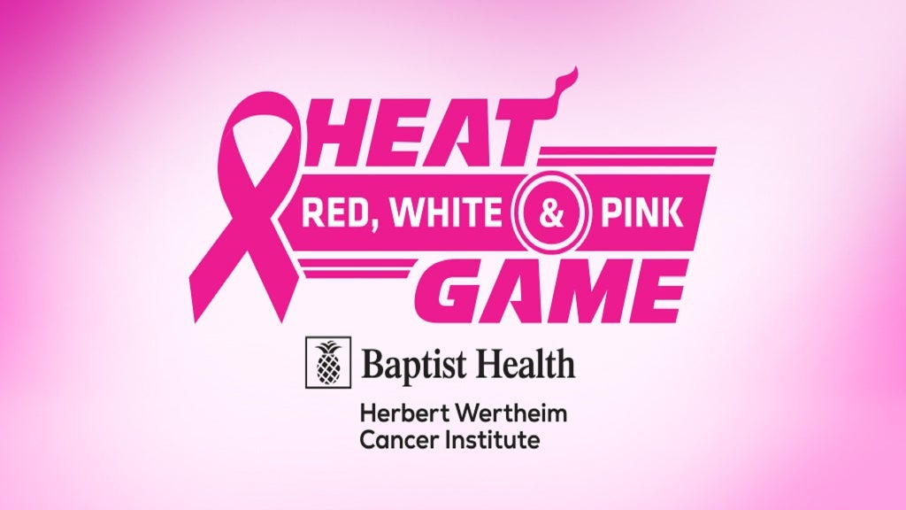 MIAMI HEAT RED, WHITE & PINK GAME