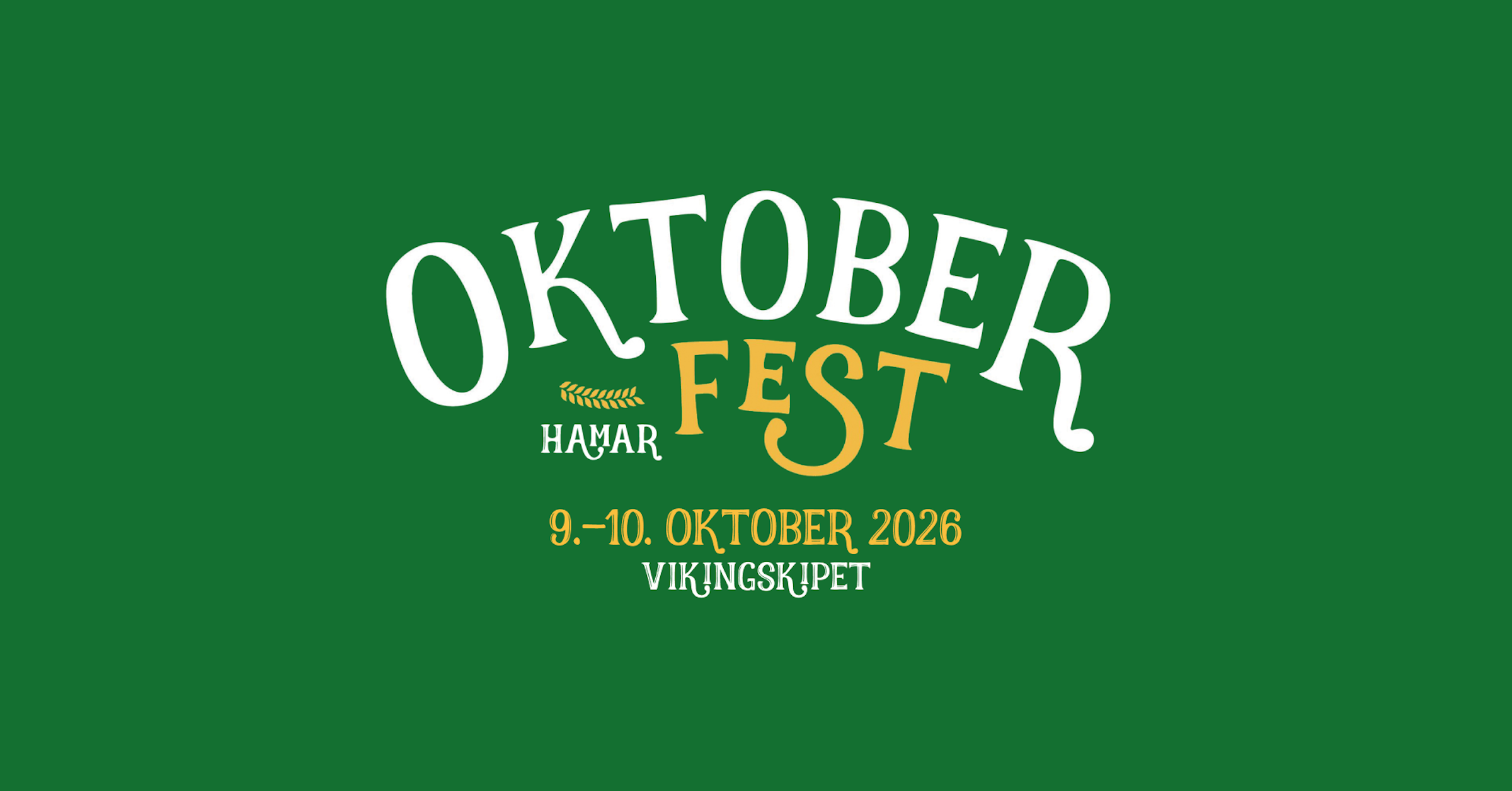 Oktoberfest 2026 | FREDAG show poster