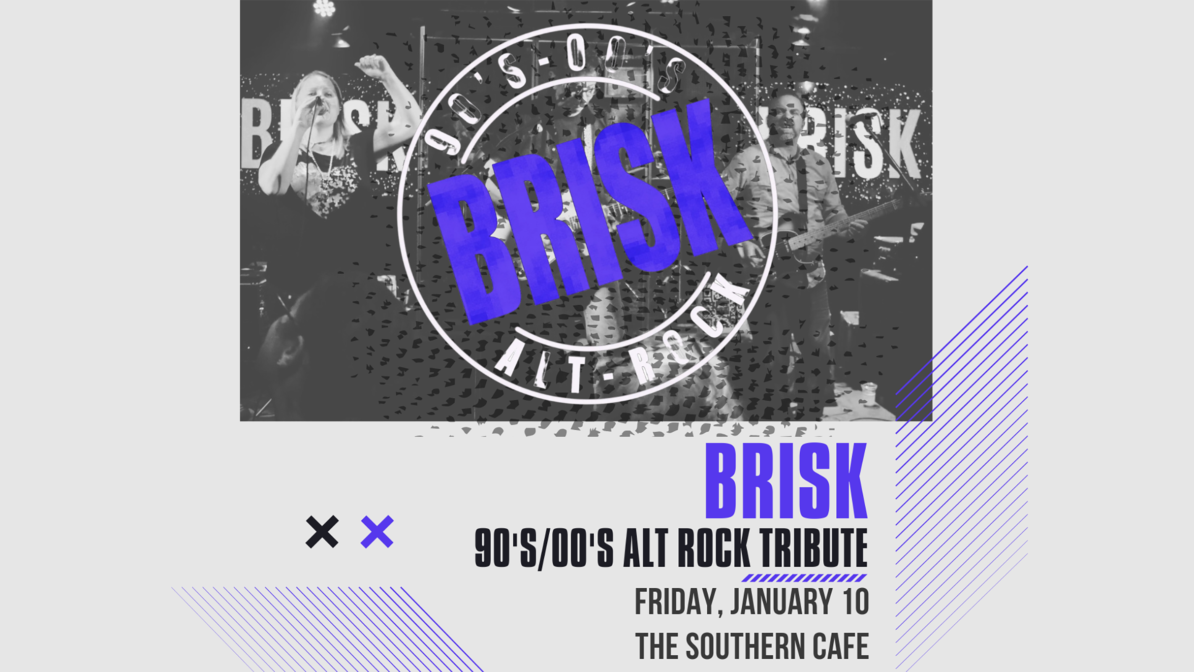 Brisk – 90’s/00’s Alt Rock Tribute at The Southern Cafe & Music Hall – Charlottesville, VA