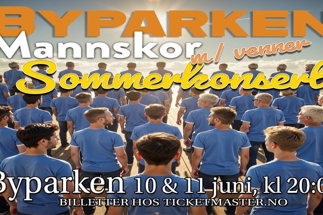  Sommerkonsert Byparken Mannskor
