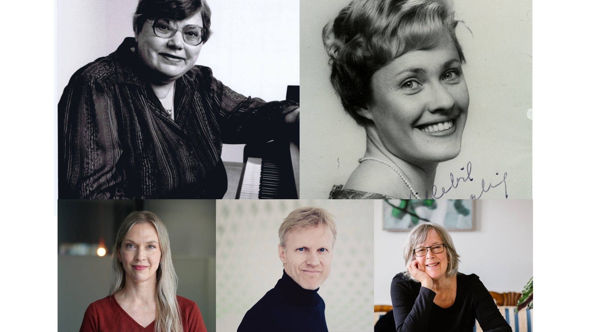 FLYGELSERIEN: TO PIANISTER. TO BIOGRAFIER - LIV GLASER OG EVA KNARDAHL