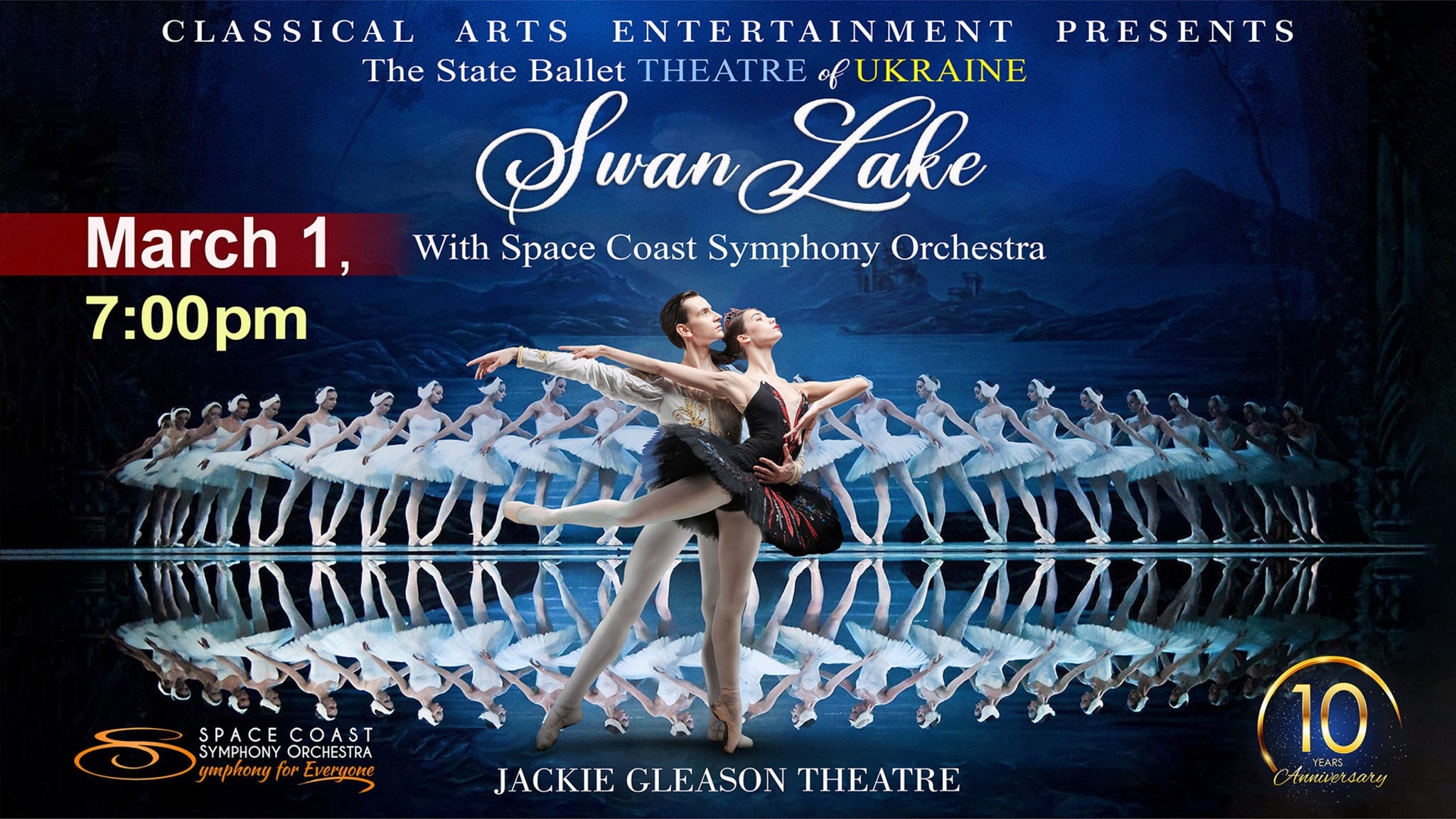Swan Lake by International Ballet Stars at The Fillmore Miami Beach at Jackie Gleason Theater – Miami Beach, FL