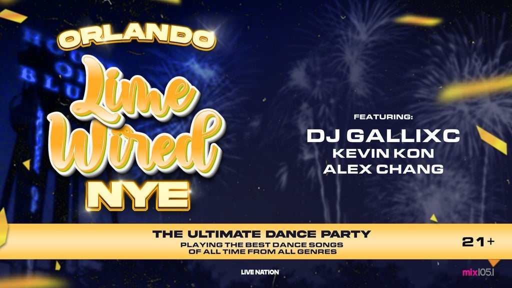 Photo of DJ GallixC & Mix 105.1 present: LIMEWIRED NYE (21+)