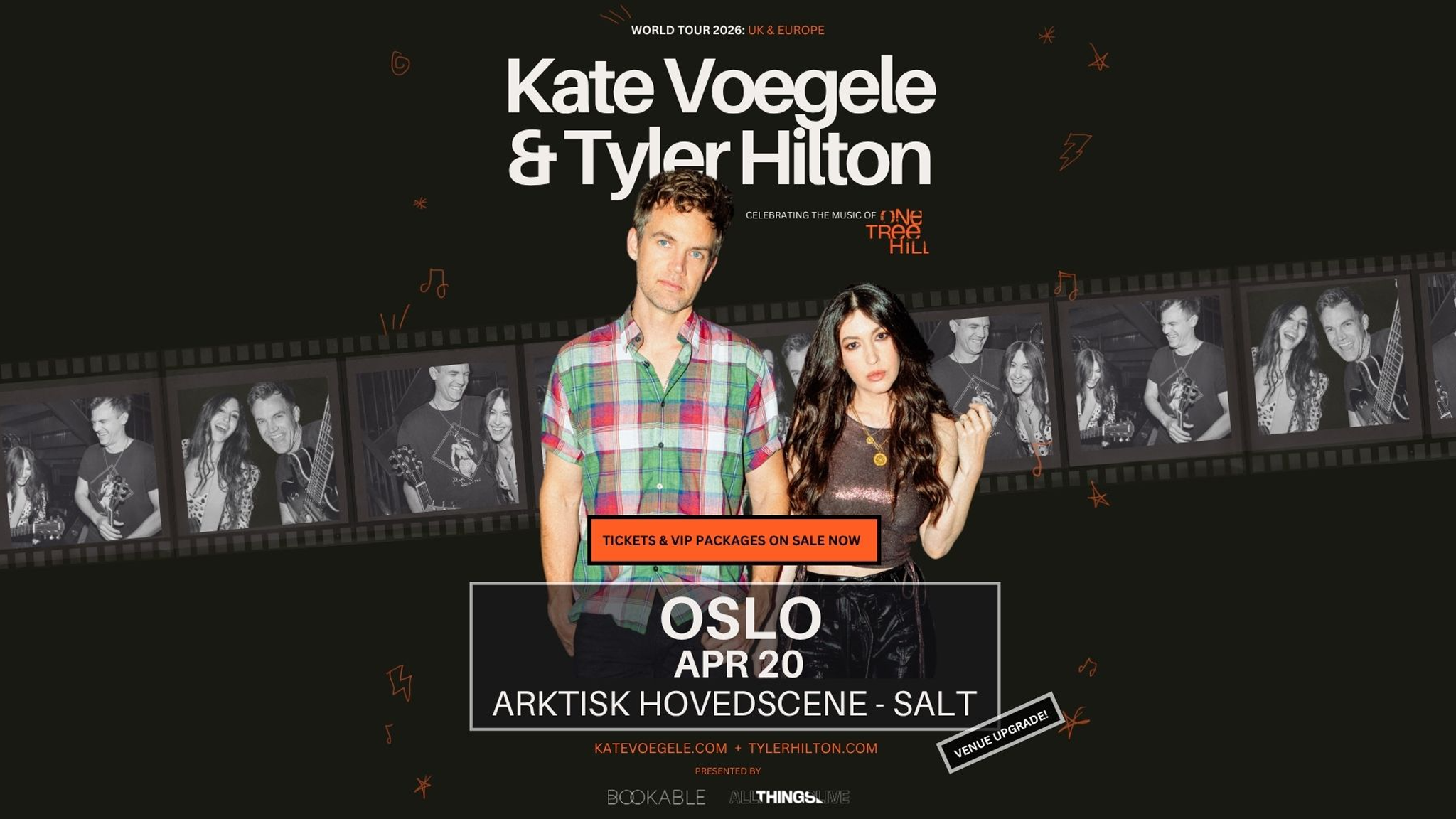 Tyler Hilton & Kate Voegele Live in Oslo *Utsolgt!*