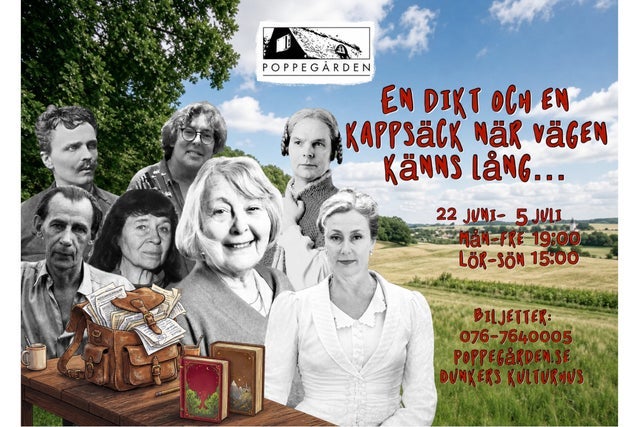 En dikt och en kappsäck när vägen känns lång in Sweden