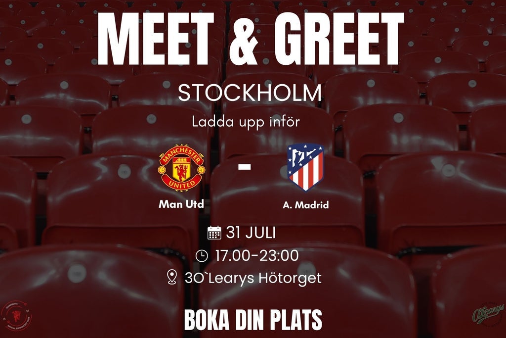 MEET & GREET PÅ O`LEARYS PÅ HÖTORGET