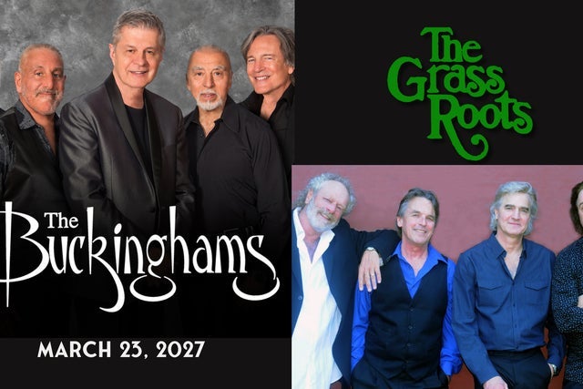 Preventas de the buckinghams &amp; the grass roots: los miembros usan estos c&oacute;digos al comprar entradas en preventa