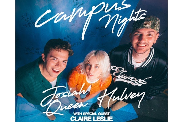 Presale codes for campus nights tour josiah queen & hulvey with claire leslie: members use these when buying pre-sale tickets