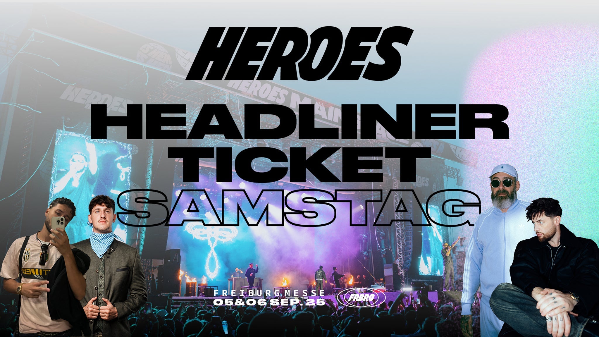 Headliner Ticket Samstag (Pashanim, Sido, Bausa, Tream)