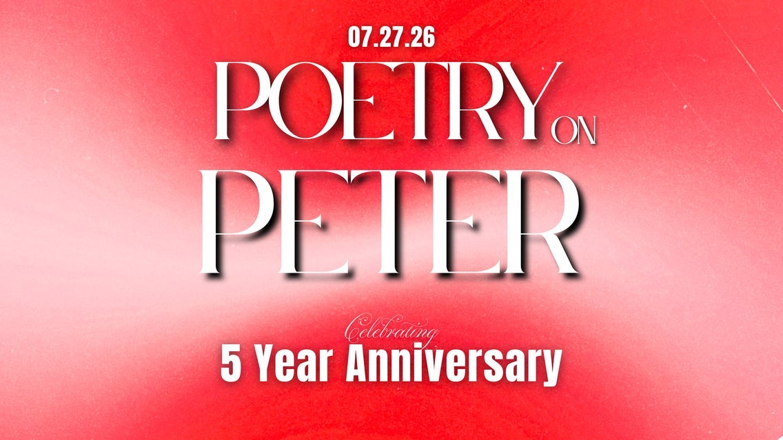 Poetry On Peter 5 Year Anniversary Feat. Miyana at Vinyl