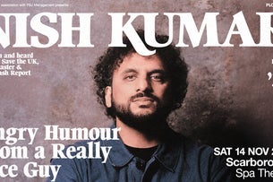 Nish Kumar: Angry Humour From a Really Nice Guy — Scarborough Spa Theatre