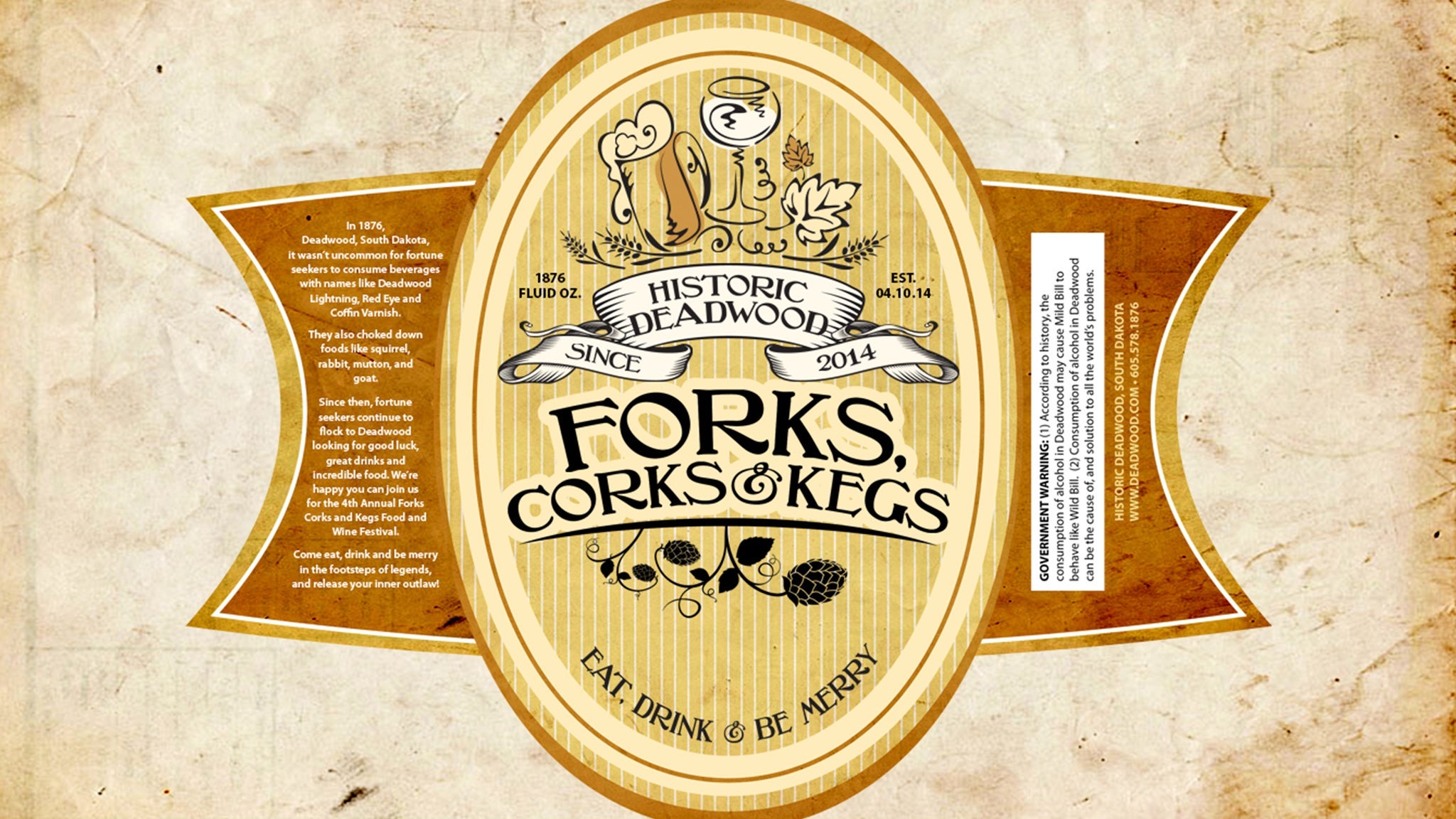 Forks, Corks & Kegs (April 9 & 10)