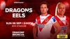 2026 NRL Telstra Premiership - Dragons v Eels