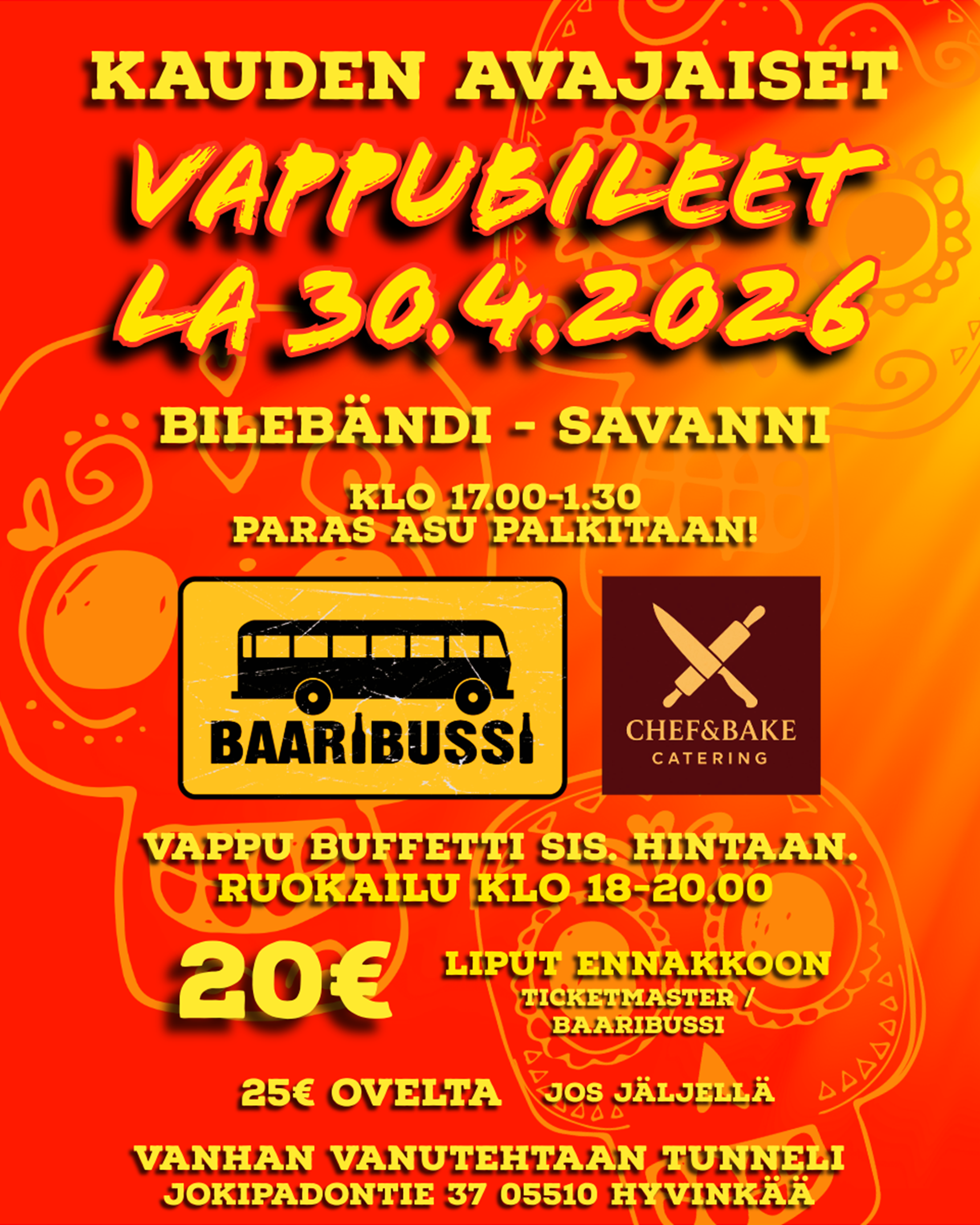 Vappubileet – 2026-04-30