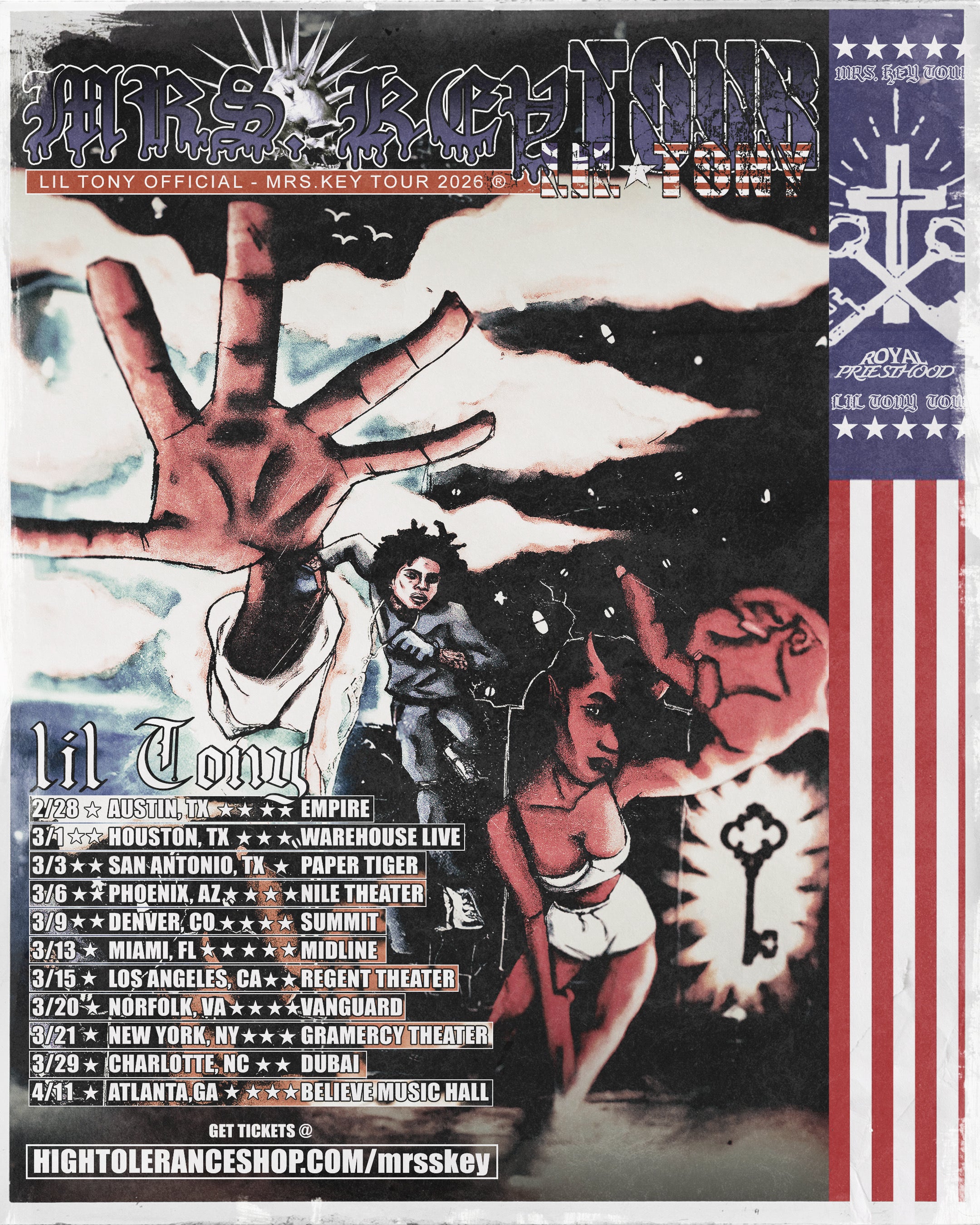 Lil Tony performing live!  Mrs. Key Tour 