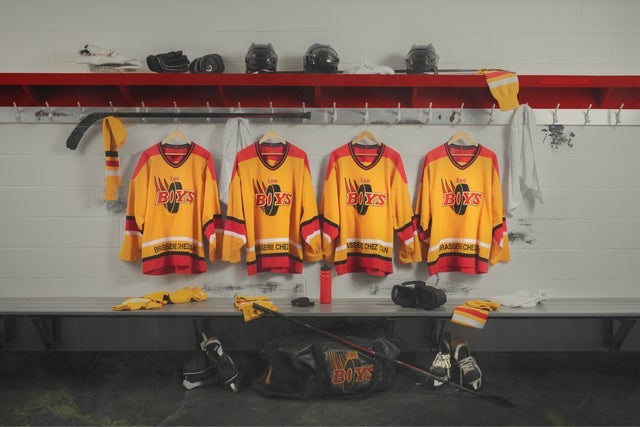 Les Boys in Brossard promotional photo for Prévente Théâtre Manuvie presale tickets offer