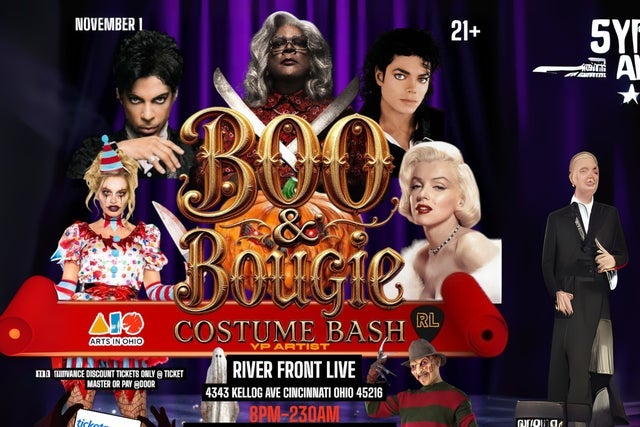 Boo & Bougie Costume Bash presales in Cincinnati