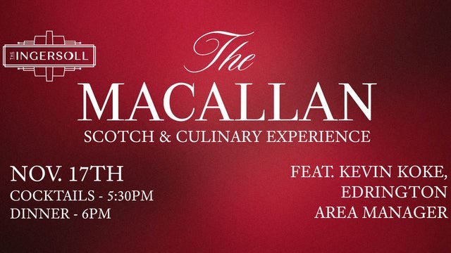 Macallan Scotch and Culinary Experience
