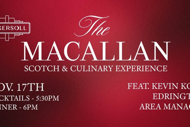 Macallan Scotch and Culinary Experience
