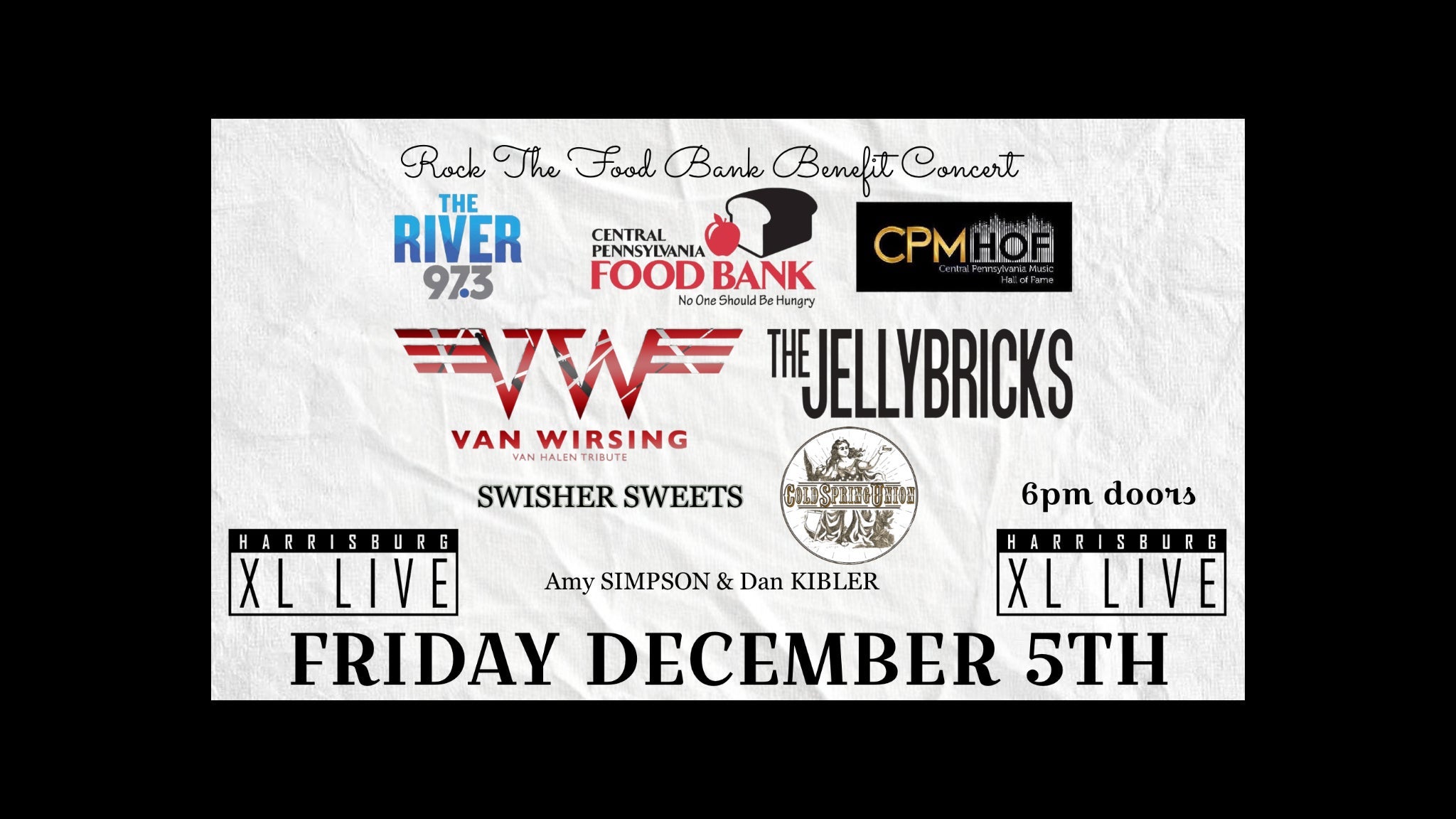 The River 97.3: Rock the Food Bank at XL Live – Harrisburg, PA