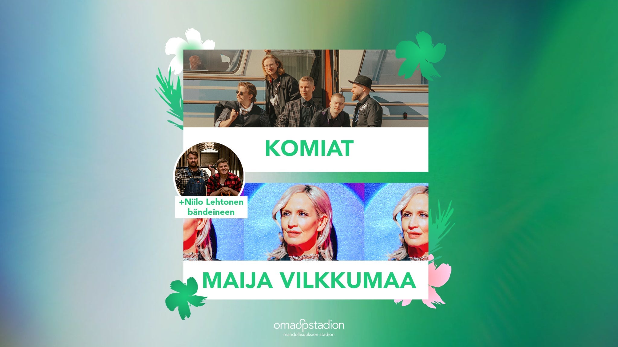 Komiat, Maija Vilkkumaa ja Niilo