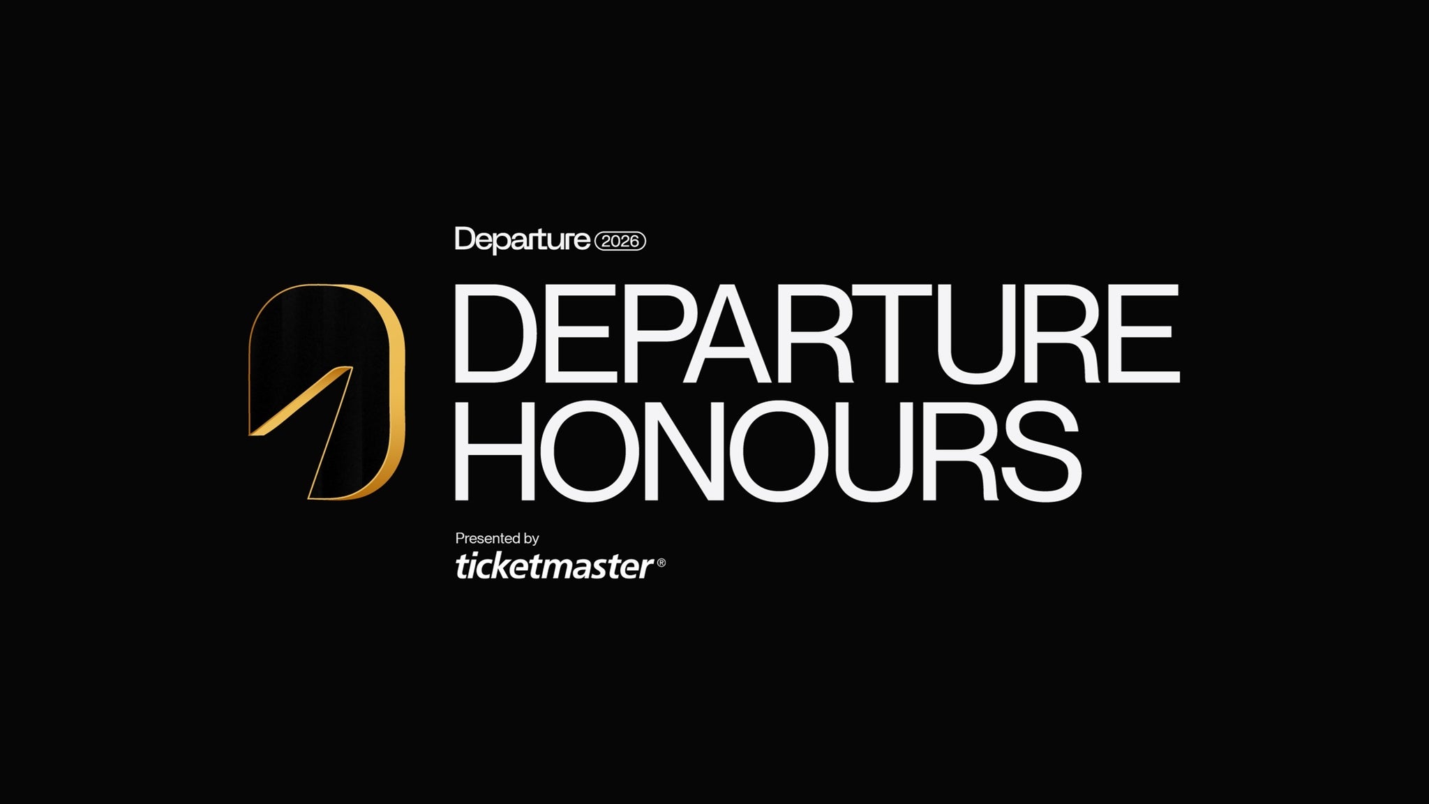 Departure Festival: Departure Honours 2026