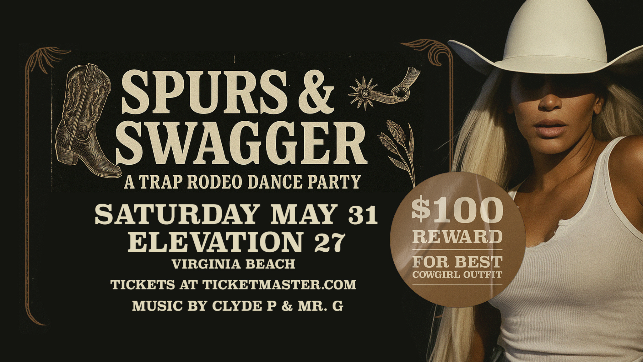 Spurs & Swagger: A Trap Rodeo Dance Party (Ages 21 & Up) 