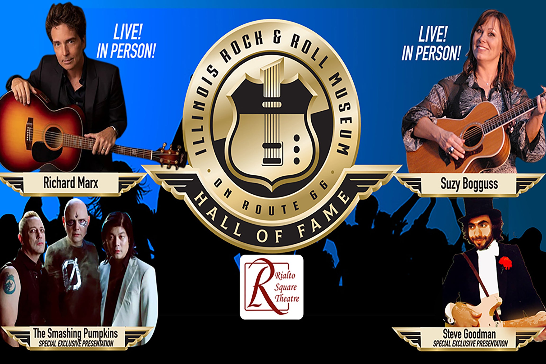 Illinois Rock & Roll Museum Hall Of Fame Induction Ceremony at Rialto Square Theatre – Joliet, IL