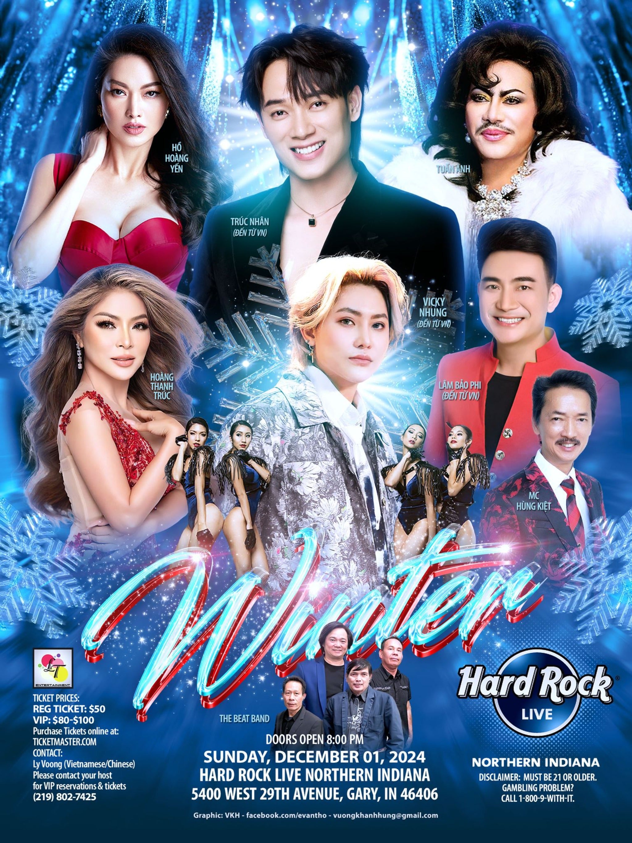 Vietnamese Winter Showcase at Hard Rock Live Northern Indiana – Gary, IN