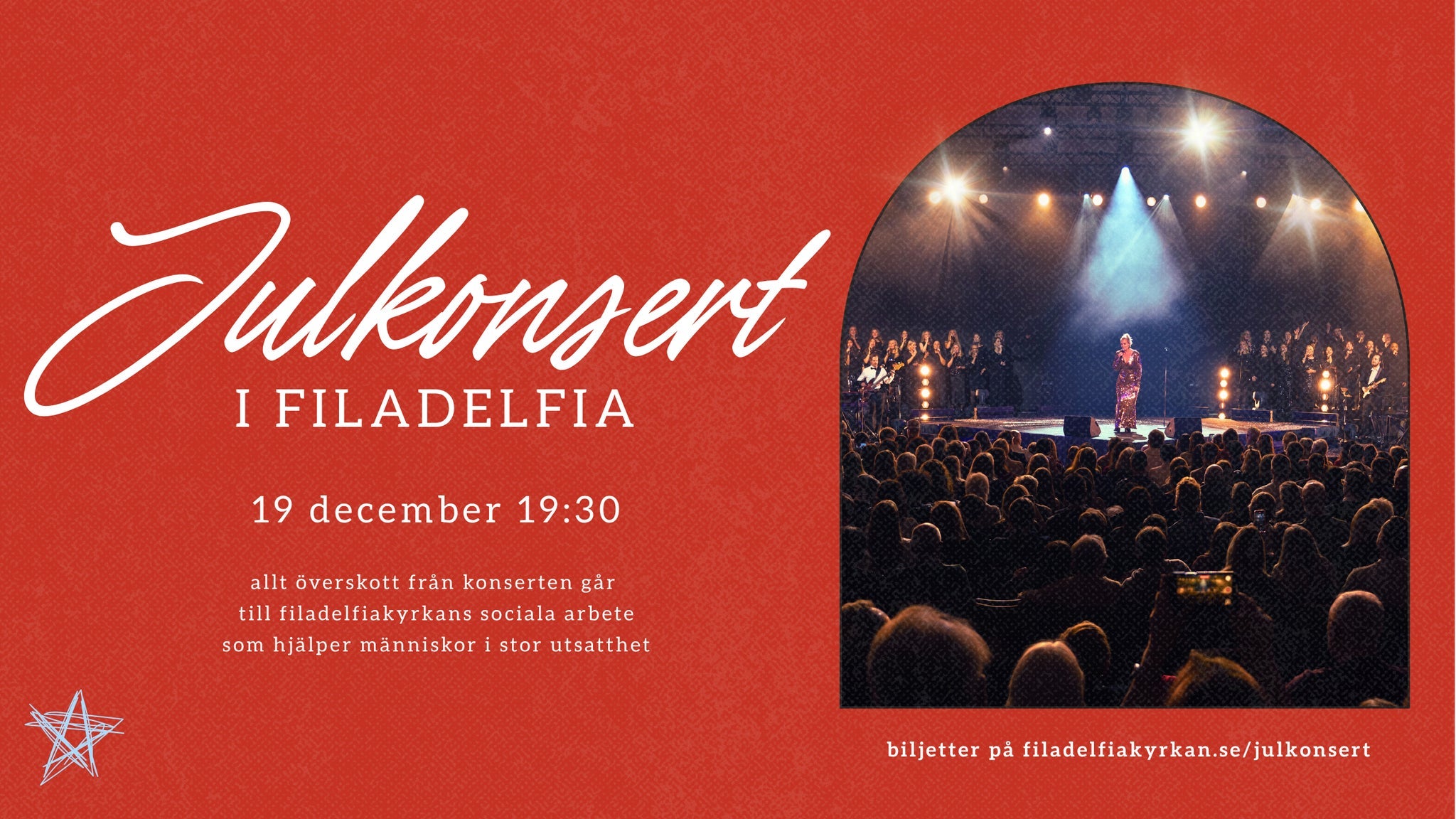 Julkonsert i Filadelfia